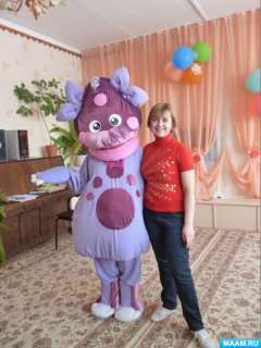 Наша ростовая кукла Лунтик